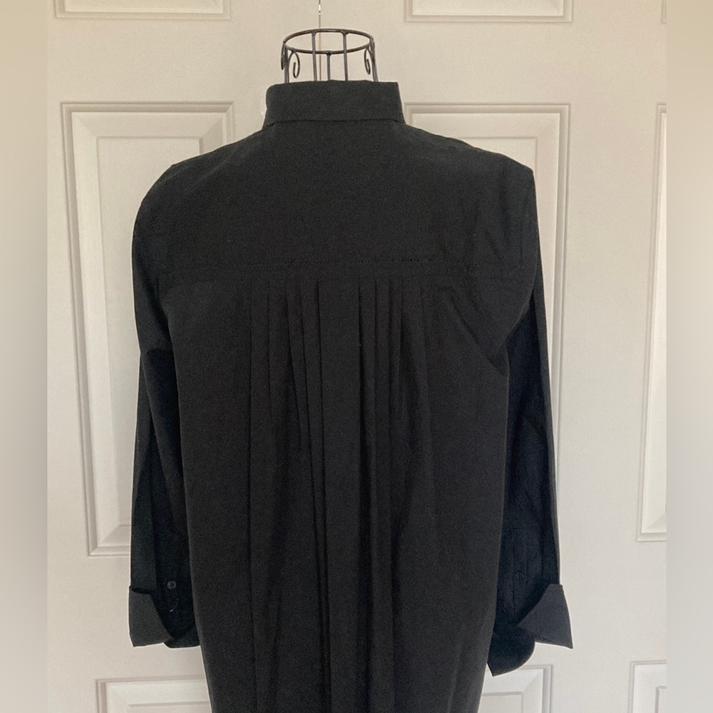 NWT Club Monaco Black Relaxed Shirt Dress Size S - Picture 5 of 14